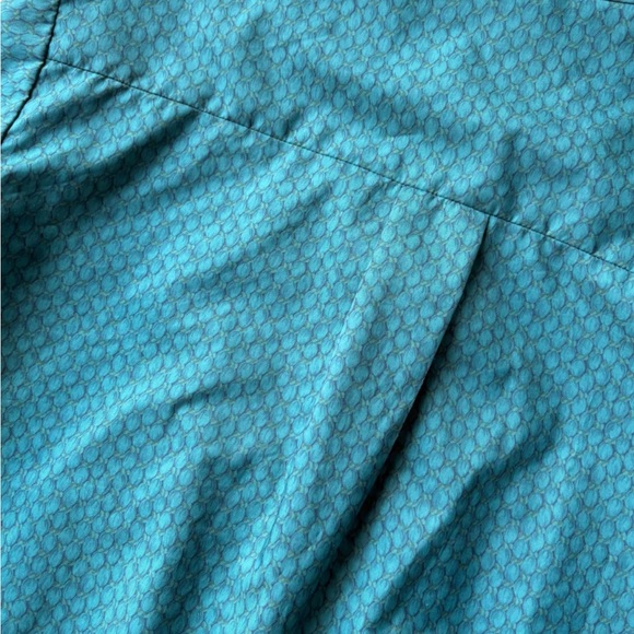 Vintage Teal Patterned Windbreaker - Picture 5 of 6